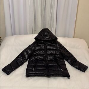 Guess Black Hooded Puffer Jacket